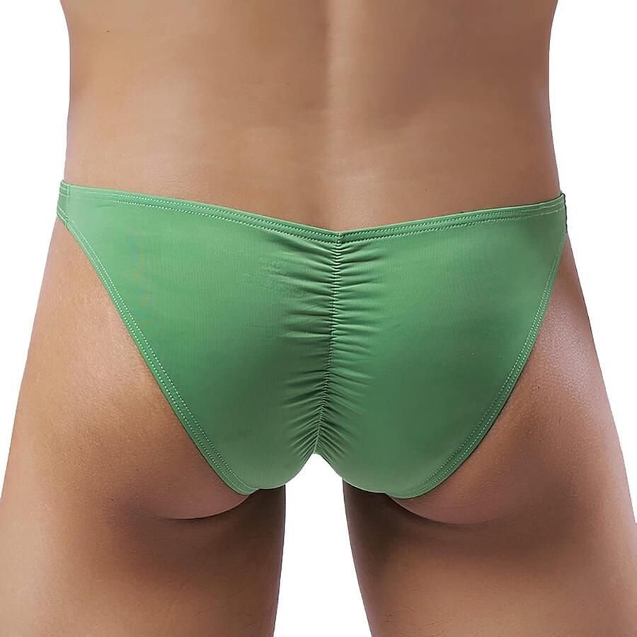 Heren ondergoed lage taille ijs zijde heren slip doorschijnende bikini