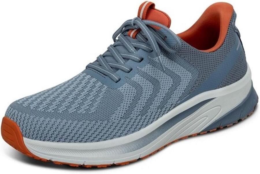 Heren Orthopedische Instapsneakers Zonder Veters Comfortabele Wandelschoenen