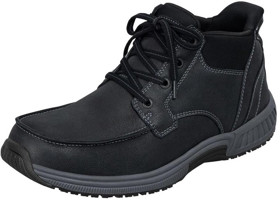 Heren Orthopedische Leren Laarzen voor Gemakkelijk Aan- en Uittrekken