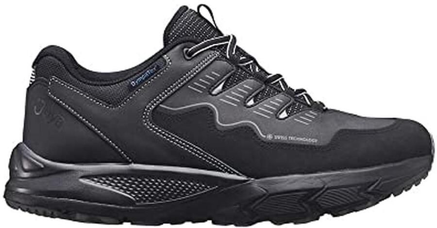 Heren Outdoorschoenen met Veters Zwart Ademend en Waterafstotend