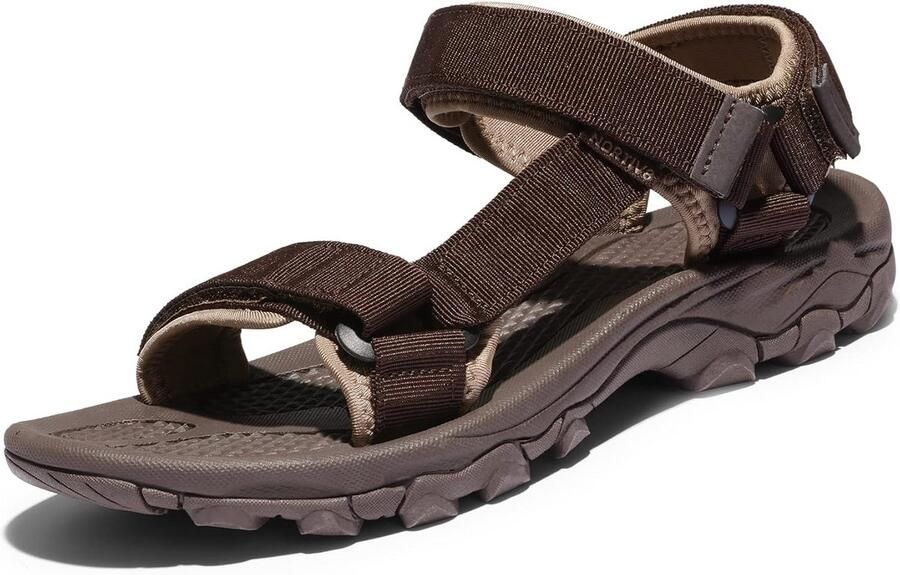 Heren Outdoorsandalen Sport & Casual Zomer Sandalen Met Klittenband