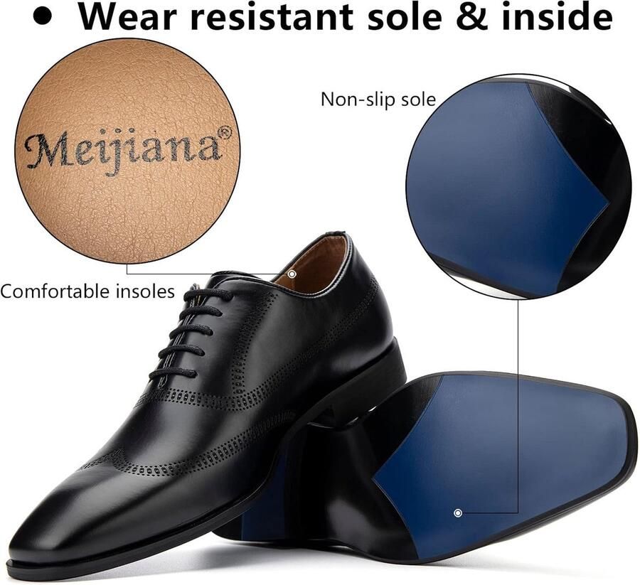 Heren Oxford Schoenen Heren Lace Up Schoenen Classic Heren Elegante Schoenen Kostuum Schoenen Heren