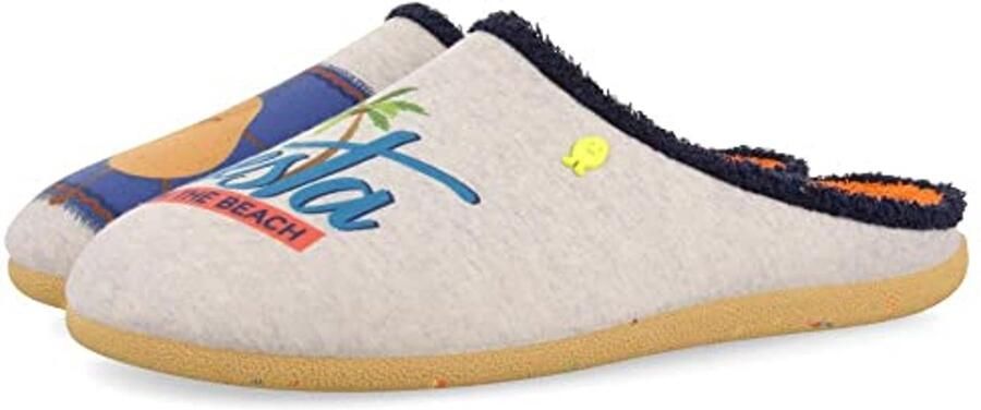 Heren Padang Slipper van Zachte Jersey-stof met Ademend Comfort