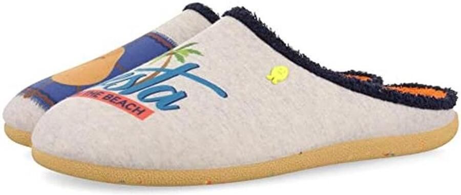 Heren Padang Slipper van Zachte Jersey-stof met Ademend Comfort