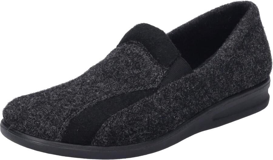 Heren Pantoffels Comfortabele Sloffen Thuis Ontspannen Elastische Band Antraciet