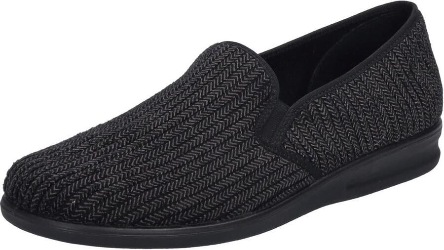 Heren Pantoffels Comfortabele Sloffen Thuis Ontspannen Elastische Band Zwart