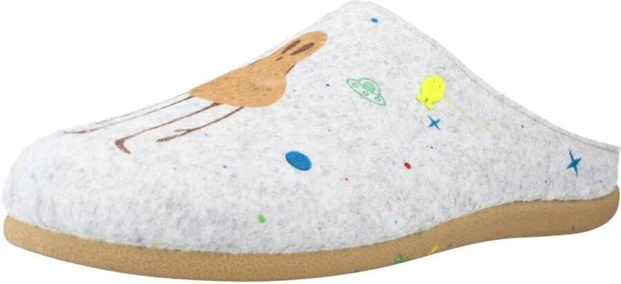 Heren Pantoffels Grijs Comfortabel & Duurzaam