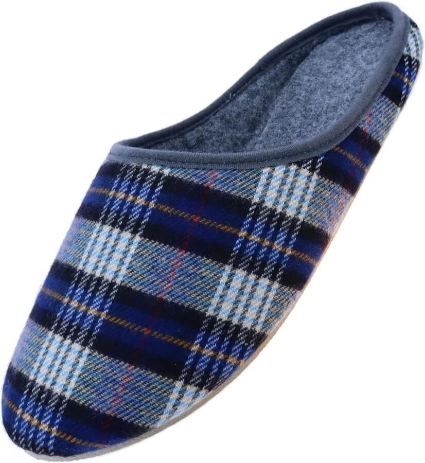 Heren Pantoffels Huislaarzen Van Vilt Met Rubberen Zool