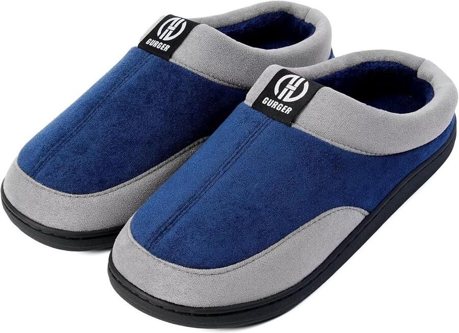 Heren Pantoffels Met Traagschuim (Memory Foam) Anti-Slip Binnen en Buiten