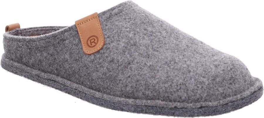 Heren Pantoffels Stil Lopen Zacht Felt Rubberzool