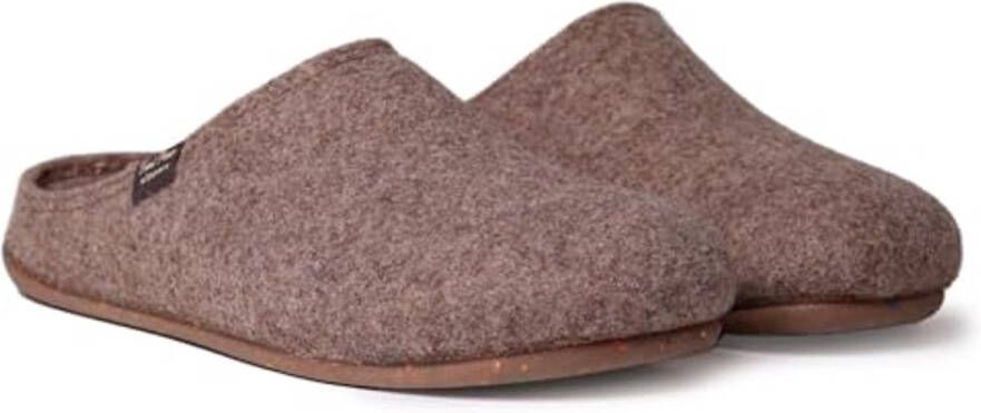 Heren pantoffels van gerecycled vilt Comfortabele en duurzame slippers