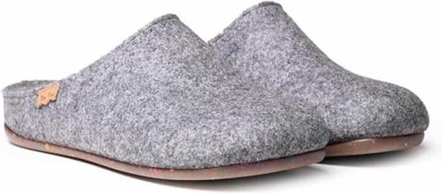 Heren Pantoffels van Gerecycled Vilt Comfortabele Slip-on Schoenen