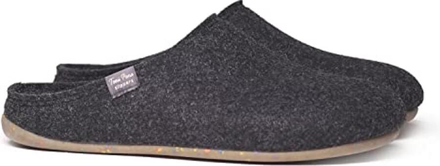 Heren Pantoffels van Gerecycled Vilt Comfortabele Slip-ons