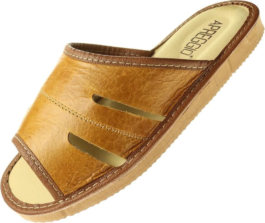 Heren Pantoffels van Leer Comfortabel & Slipvast