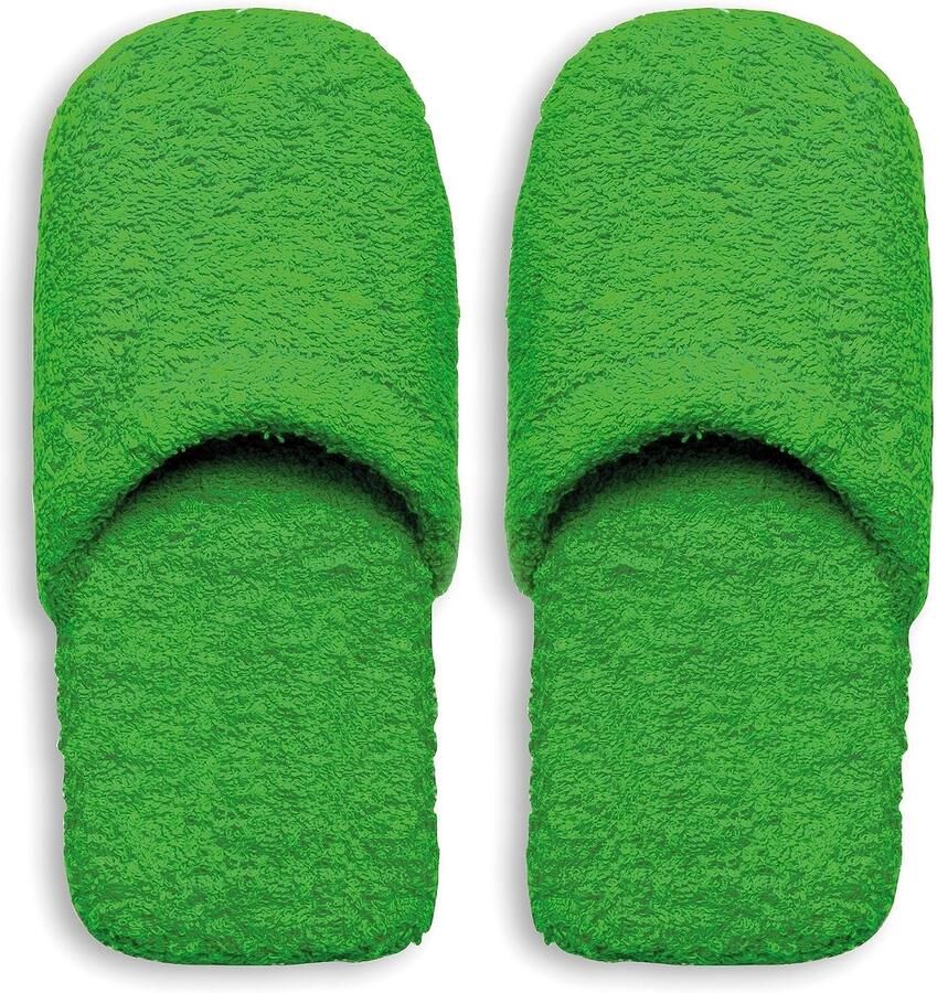 Heren Pantoffels Warm Terry Badkamer Groen