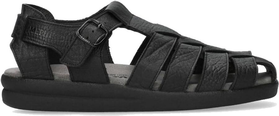 Heren Plateau Sandalen van Leer met Antislip Zool