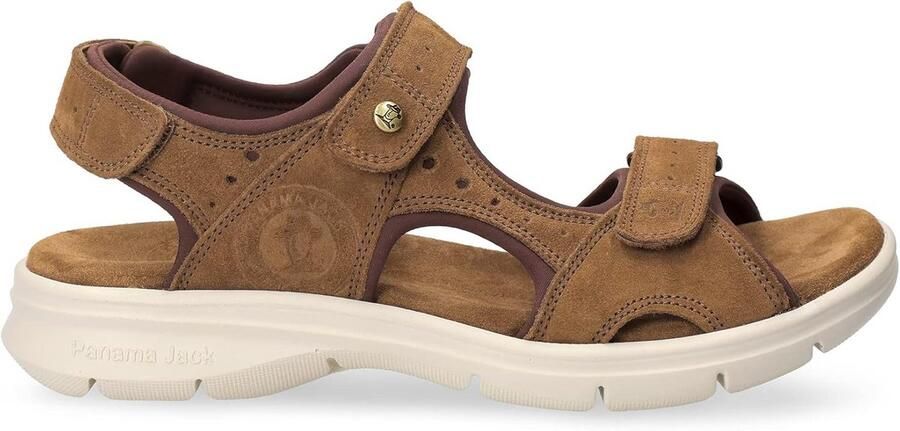 Heren Platte Sandalen Khaki Leer Comfortabel Zomer Open Schoen