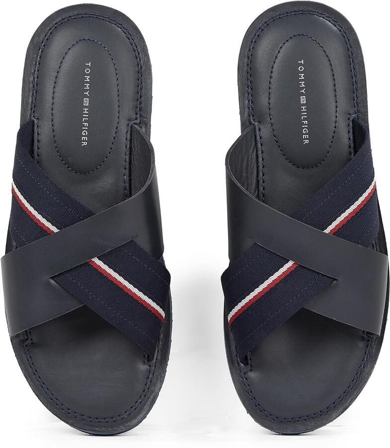 Heren Platte Sandalen met Criss-Cross Bandjes voor Zomerse Stijl