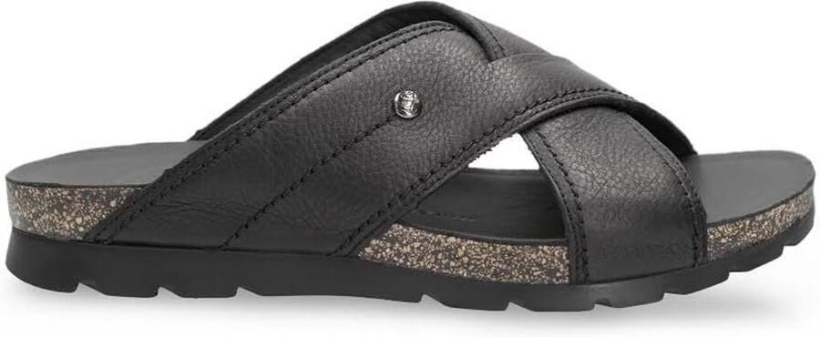 Heren Platte Sandalen van Echt Leer Comfortabele Slip-On Zomerschoenen