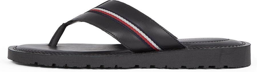 Heren Platte Sandalen Zomerse Teenslippers Ontspannen Strandwandelingen Comfortabele Pasvorm Blauw