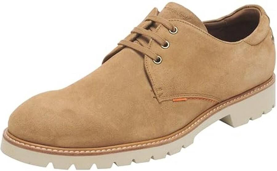 Heren Platte Schoenen met Vetersluiting van Suède