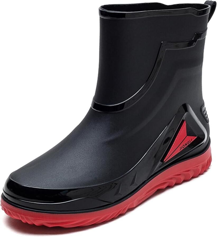 Heren Regenlaarzen Rubber Enkel Laarzen voor Tuin en Buiten
