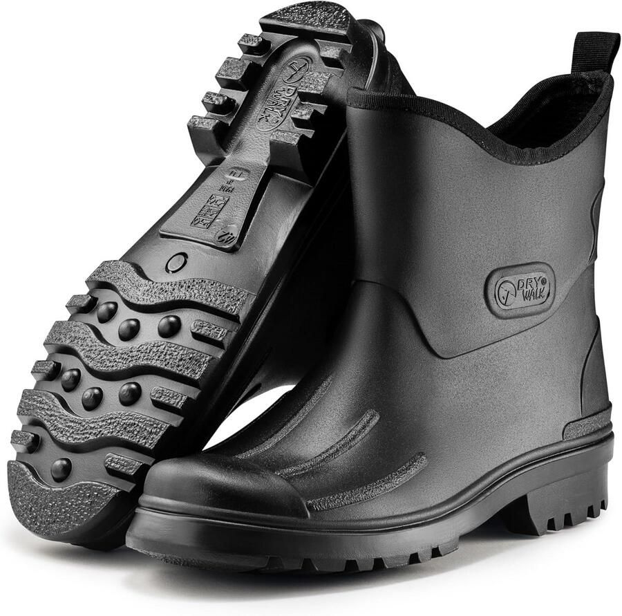 Heren Rubberen Laarzen Halfhoog Waterdicht Geschikt voor Tuin en Buitenactiviteiten