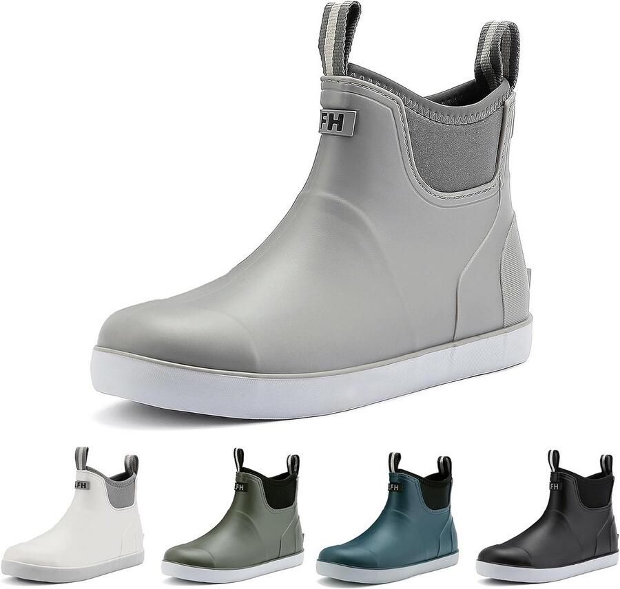 Heren Rubberen Laarzen Veiligheid en Waterdicht voor Tuin en Vissen