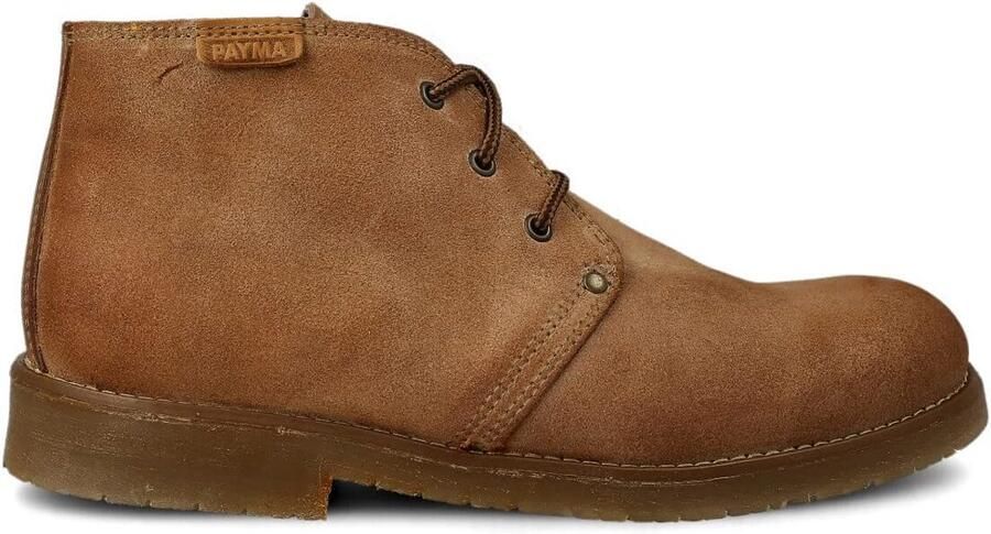 Heren Safariboot Enkelhoge Chukka Laarzen van Rustiek Leer Casual en Outdoor