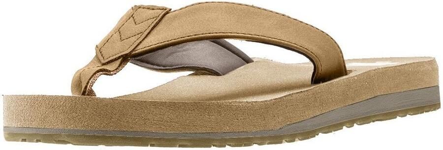 Heren Sandalen Bruin Leren Comfortabele Strand en Zwembad Schoenen