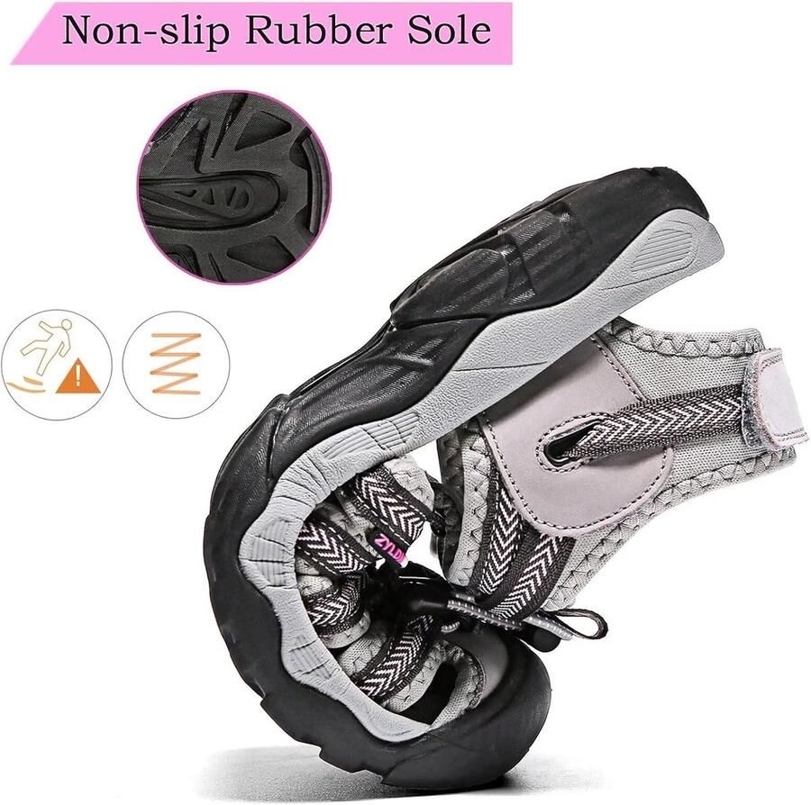 Sandalen voor Heren Bruin Casual Leren Trekking Sandalen Voor Zomer en Strand