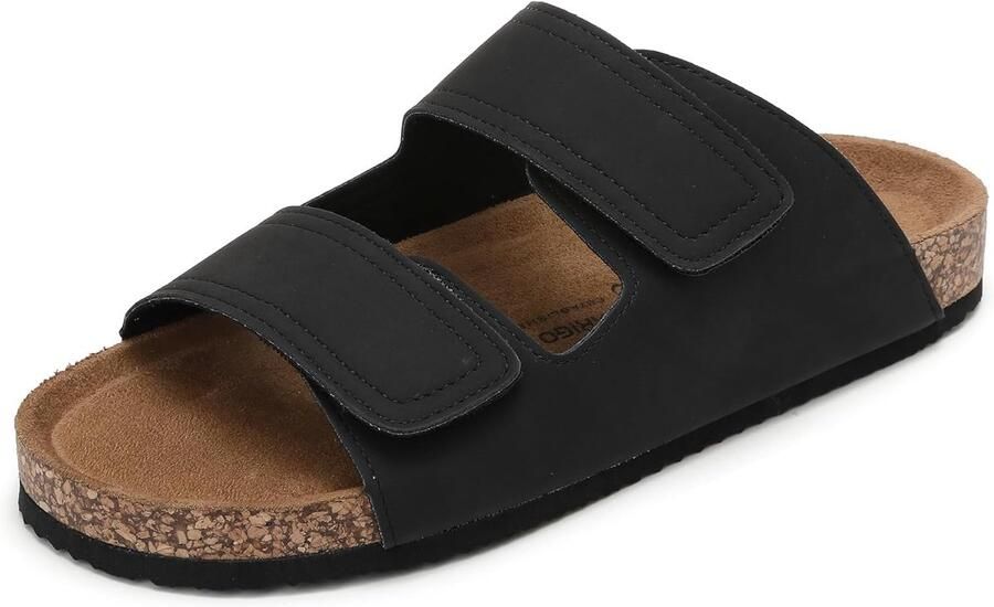 Heren sandalen met klittenband en antislipzool voor binnen en buiten