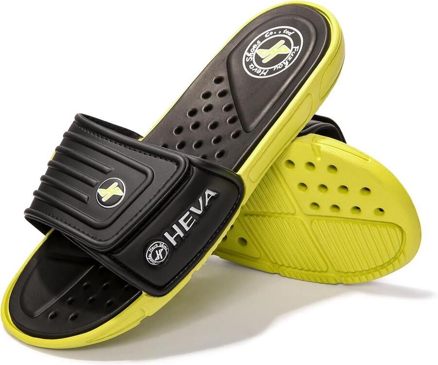 Heren sandalen met klittenband voor strand en zwembad