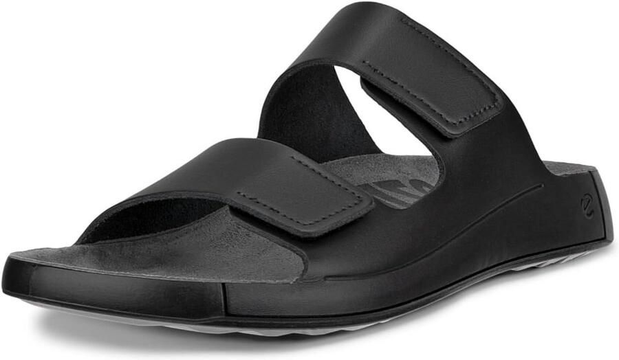 Comfortabele leren herensandalen met flexibele zool