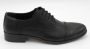 Online Express Schoenen Nette veterschoenen Voor mannen met stijl Beste kwaliteit heren casual schoenen 5100 Echt leer Zwart - Thumbnail 1