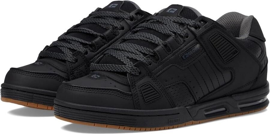 Heren Skateschoenen met Visgraat Zool en Dubbele Strepen