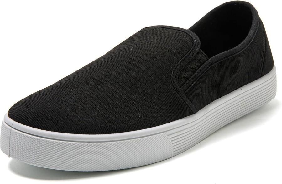 Heren Slip On Canvas Schoenen Lichtgewicht Ademende Loafers Boot Schoenen voor Werk Vrije Tijd Thuis