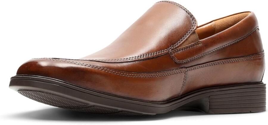 Heren Slip-On Instapschoenen Donkerbruin Leer