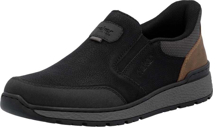 Heren Slip-On Schoenen Zwart Comfortabele Instapschoenen