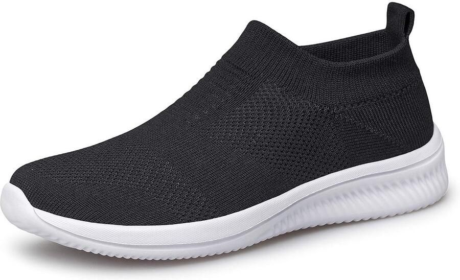 Heren Slip-on Sneakers Ademend Lichtgewicht Wandelschoenen Mesh Casual Shoes