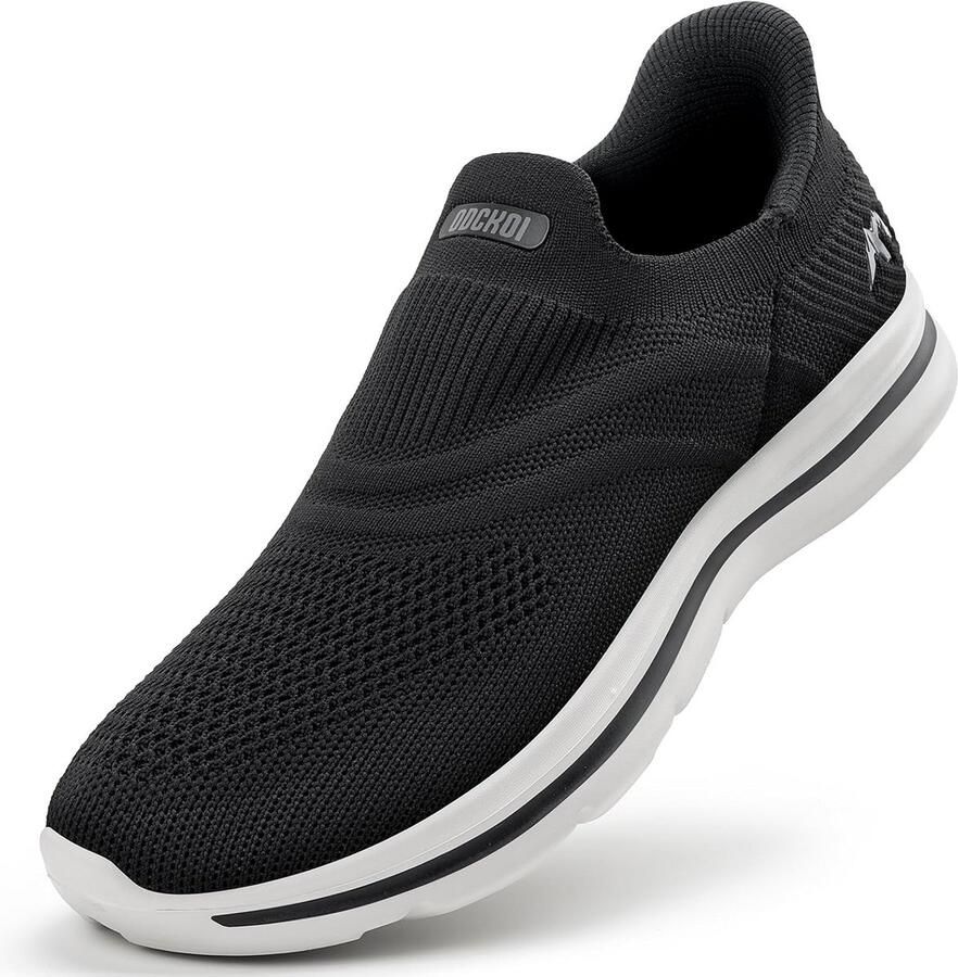 Heren Slip-On Sneakers Ademend Mesh Zonder Veters Sportschoenen