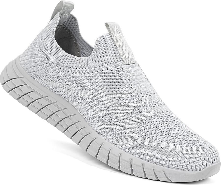 Heren Slip On Sneakers Zonder Veters Ademende Mesh Sportschoenen