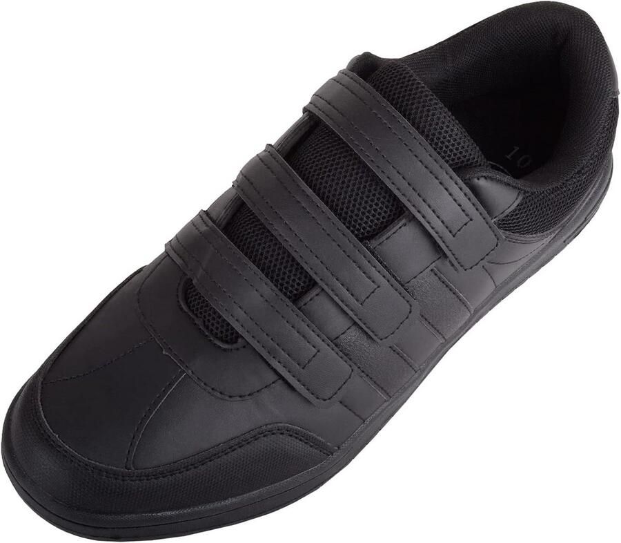 Heren Slip-On Sportschoenen met Drie Klittenbandsluitingen voor Wandelen en Sport