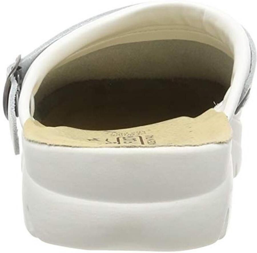 Heren Slippers Comfortabel Leer Wit