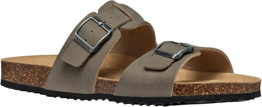 Heren Slippers Comfortabele Merkloze Instappers Taupe