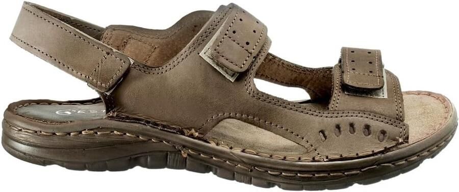 Heren Slippers Leer Comfortabele Instappers met Antislipzool