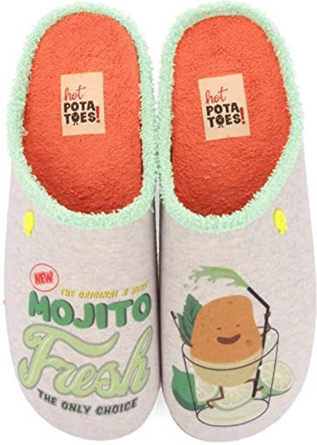 Heren Slippers met Ademend Jersey en Zachte Badstof