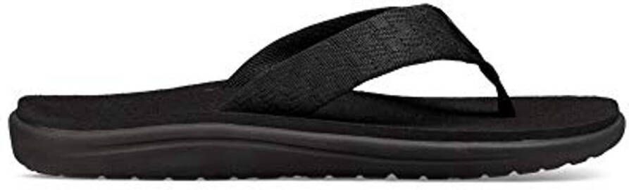 Heren Slippers met Voya-Platform en Paddenstoelkussens Zwart