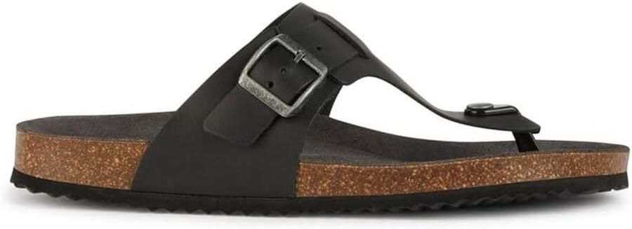Heren Slippers Zwart Nubuckleer Comfortabel & Ademend - Foto 2