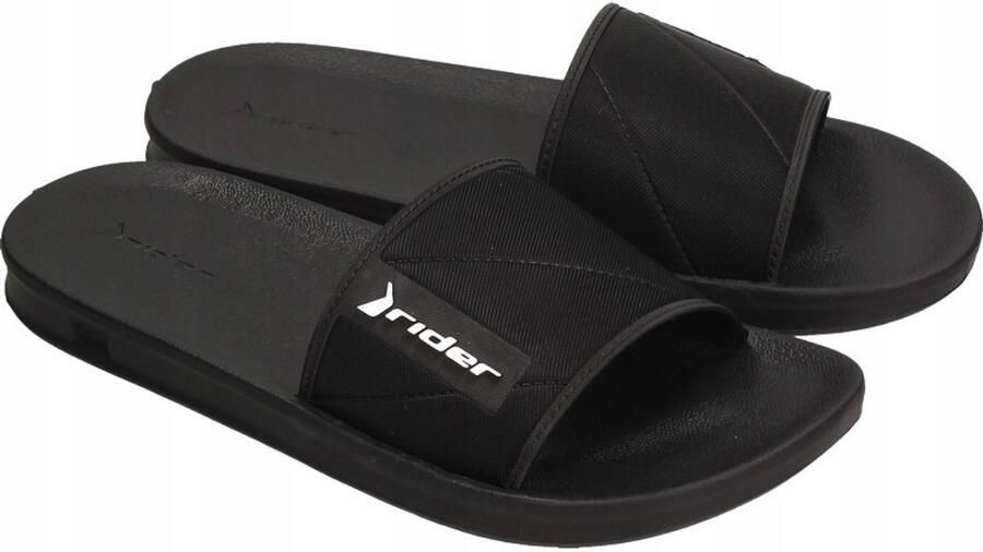 Heren Slippers Zwart Wit Comfortabele Instappers